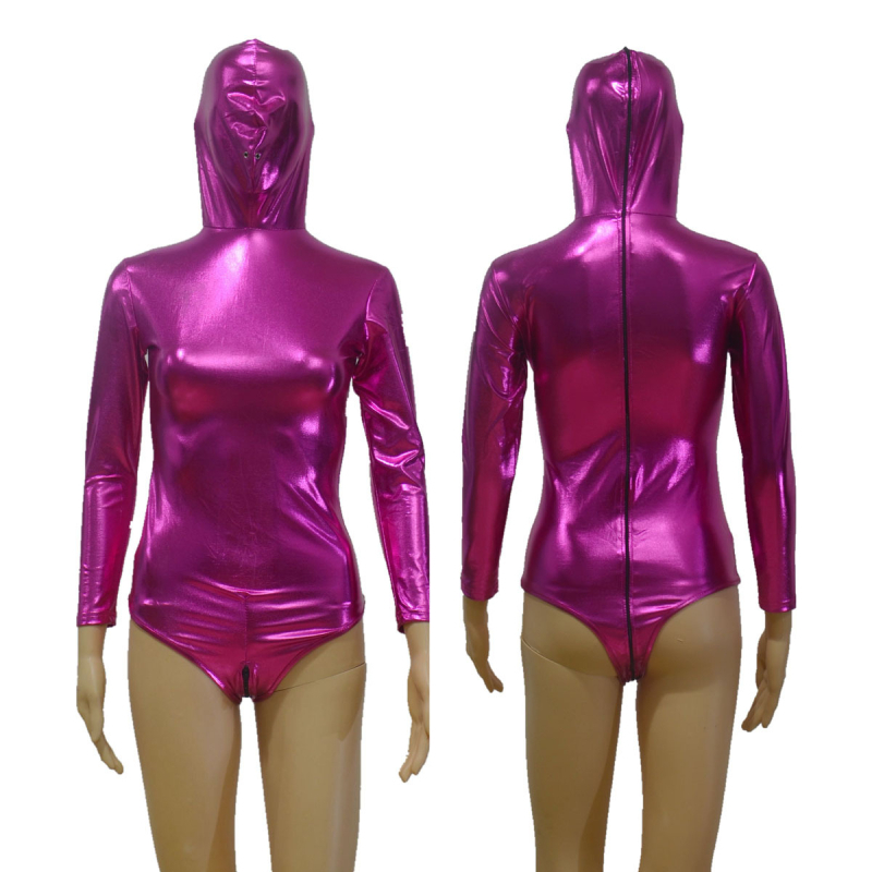 Bodysuit za scensku izvedbu | Marka: that burning love | Glavni materijal: PU + Spandex | Naziv materijala: Elastic coated spandex hot stamping | Proizvodni kod: 6701