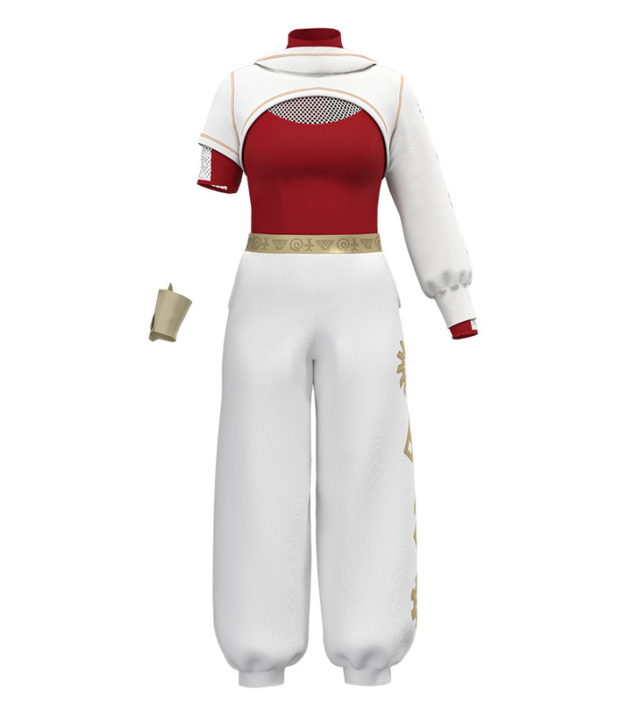 Cosplay kostim: Halloween zombie srednjoškolka Edie za scensku izvedbu, unisex, retro stil. Materijali: Chenille i Spandex, udio 30–50% za svaki. Proljeće 2025. Pogodno za uzrast 18–24.