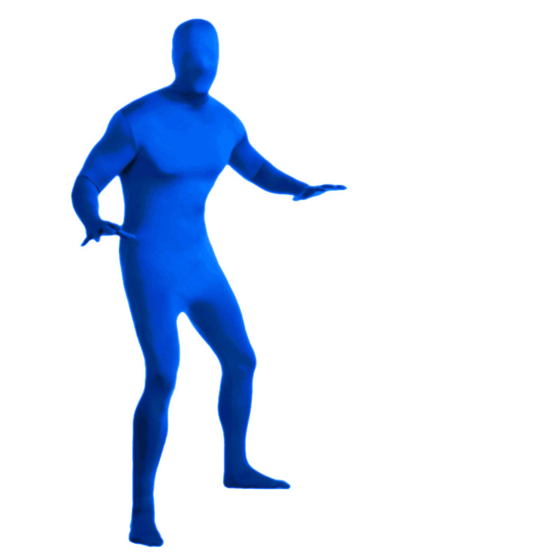 Halloween kostim Nevidljivog čovjeka u crnom, ninja‑inspirirani bodysuit za odrasle, za scensku izvedbu