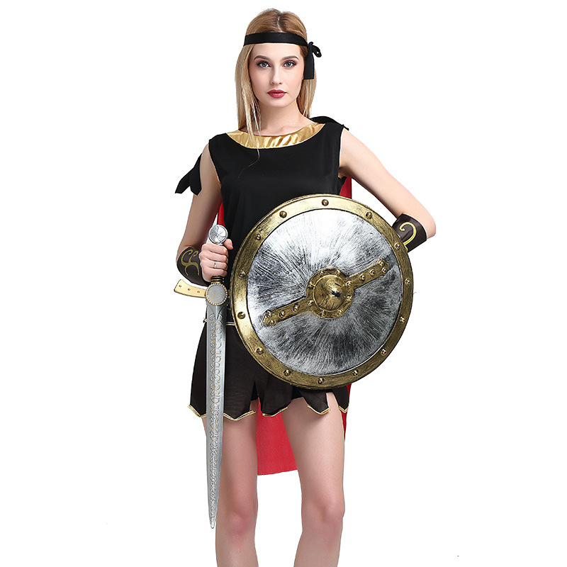 Halloween kostim: Egipatski, Grčki Gladiator, unisex odraslih, rimski/spartanski i samuraj stilovi; poliester tkanina; glavni sastav acetat vlakno ≥95%; izlazi proljeće 2023; pogodno za igre/ anime uloge.