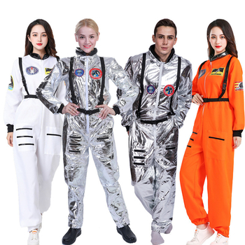Halloween astronaut kostim za žene u dobi 18–24, svemirski kostim, Chenille tkanina, 95% poliester, pogodan za uloge u igračkim animacijama, proljeće 2022