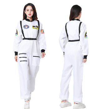 Halloween astronaut kostim za žene u dobi 18–24, svemirski kostim, Chenille tkanina, 95% poliester, pogodan za uloge u igračkim animacijama, proljeće 2022