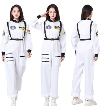 Halloween astronaut kostim za žene u dobi 18–24, svemirski kostim, Chenille tkanina, 95% poliester, pogodan za uloge u igračkim animacijama, proljeće 2022