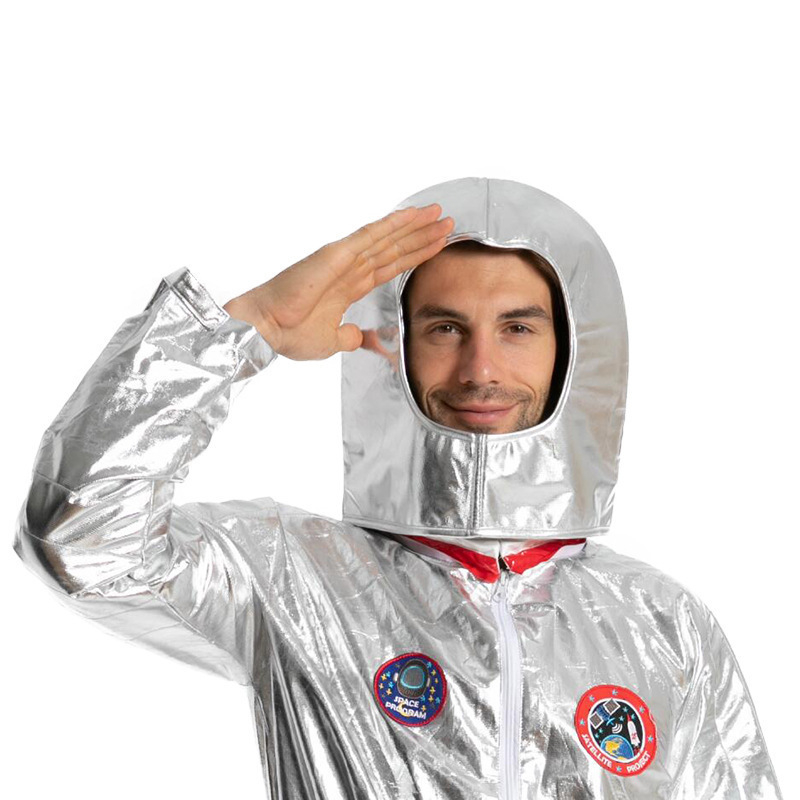 Halloween astronaut kostim za žene u dobi 18–24, svemirski kostim, Chenille tkanina, 95% poliester, pogodan za uloge u igračkim animacijama, proljeće 2022