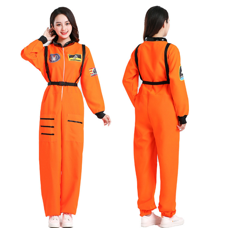 Halloween astronaut kostim za žene u dobi 18–24, svemirski kostim, Chenille tkanina, 95% poliester, pogodan za uloge u igračkim animacijama, proljeće 2022