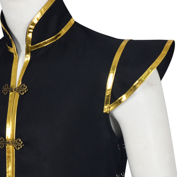 Vesta cosplay Viking - unisex, fără mâneci, poliester, 80-90% conținut material, vara 2025
