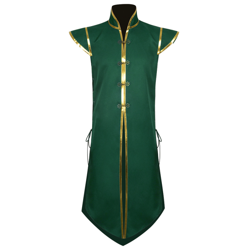 Vesta cosplay Viking - unisex, fără mâneci, poliester, 80-90% conținut material, vara 2025