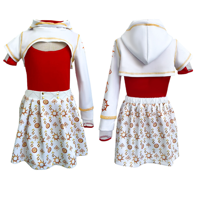 Nova Zombi Gimnazija 4 cosplay kostim – komplet, Materijal Milk Silk, Polyester + Spandex, Unisex, Ljeto 2025, Za dob 17 i manje