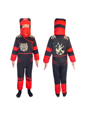Hongxuan dječji Halloween kostim: japanski samuraj ninja za uloge i cosplay, poliester 95%+, unisex, izdanje proljeće 2025
