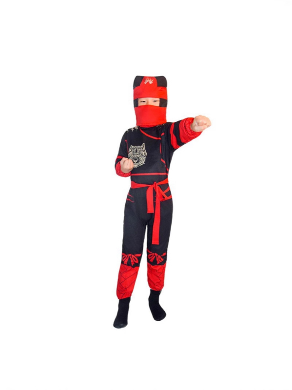 Hongxuan dječji Halloween kostim: japanski samuraj ninja za uloge i cosplay, poliester 95%+, unisex, izdanje proljeće 2025