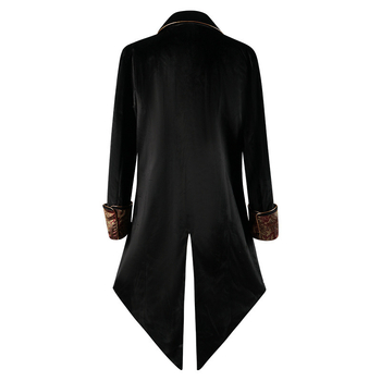 Muški kaput u stilu steampunk srednjovjekovni frock coat gotičko-viktorijanski, u tri boje