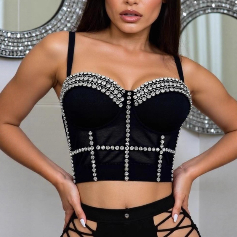 Montisha ženski shapewear s perlama za folklorni ples – Lycra, viskoza 95% i spandeks 5%, proljeće 2025