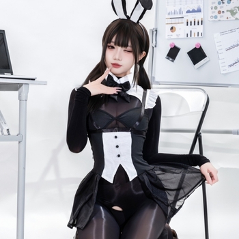 Rose Cloud Seksi kostim zečice, cosplay, poliester, uski kroj