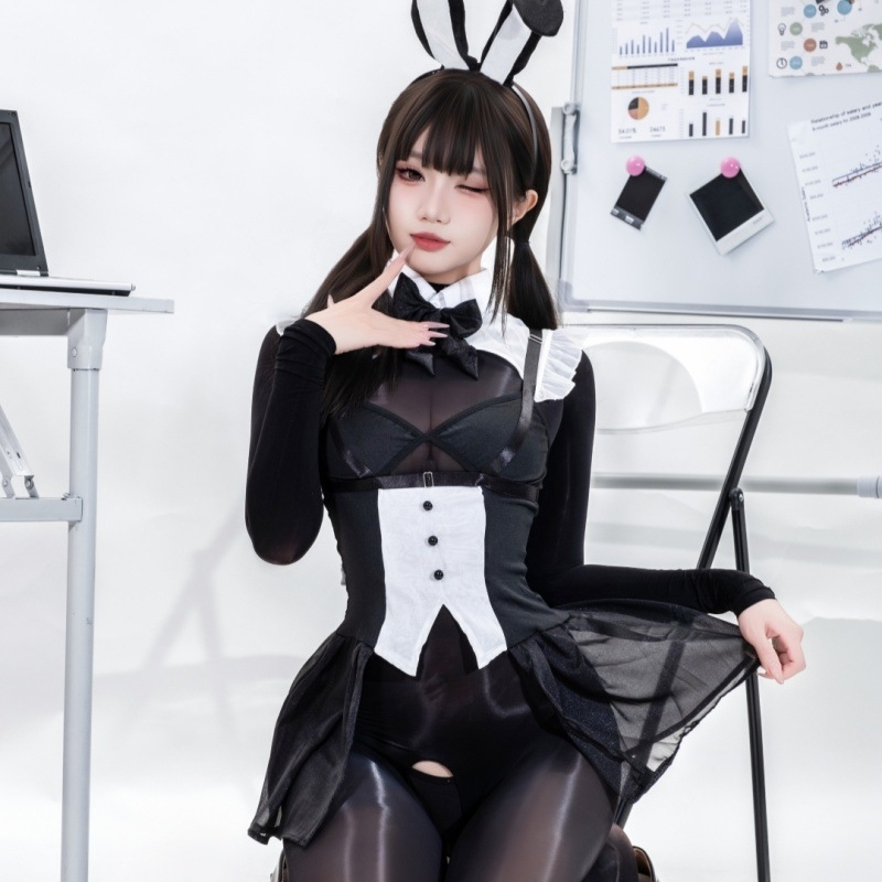 Rose Cloud Seksi kostim zečice, cosplay, poliester, uski kroj