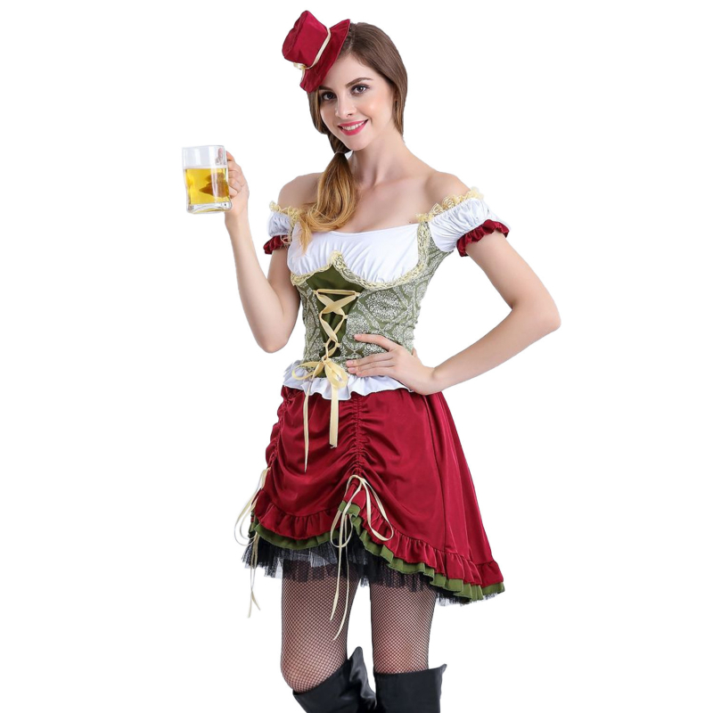 Oktoberfest bajorsko etničko scensko odijelo - unisex, chenille-spandex, proljeće 2025
