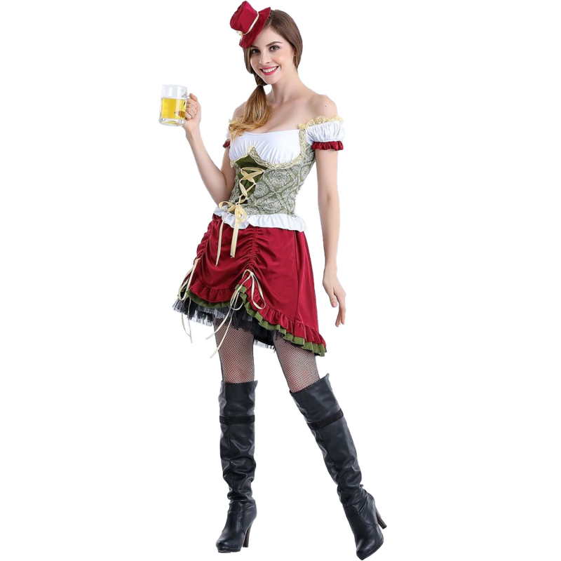 Oktoberfest bajorsko etničko scensko odijelo - unisex, chenille-spandex, proljeće 2025