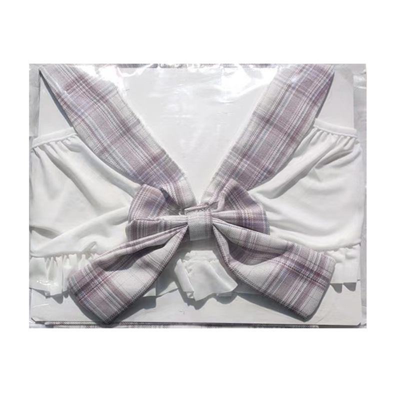 Polyester JK σχολική στολή μίνι φούστα σετ πυτζάμας, ρόλος ναύτης, χαριτωμένο γυναικείο στυλ; ύφασμα: πολυεστέρας; κύριο περιεχόμενο υφάσματος: 80–90%; για γυναίκες
