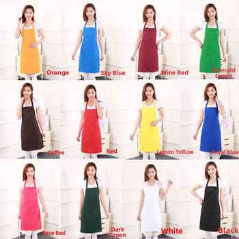 Főző kötény – ujj nélküli – poliészter, szennyeződés elleni, modern letisztult stílus, egyszínű minta