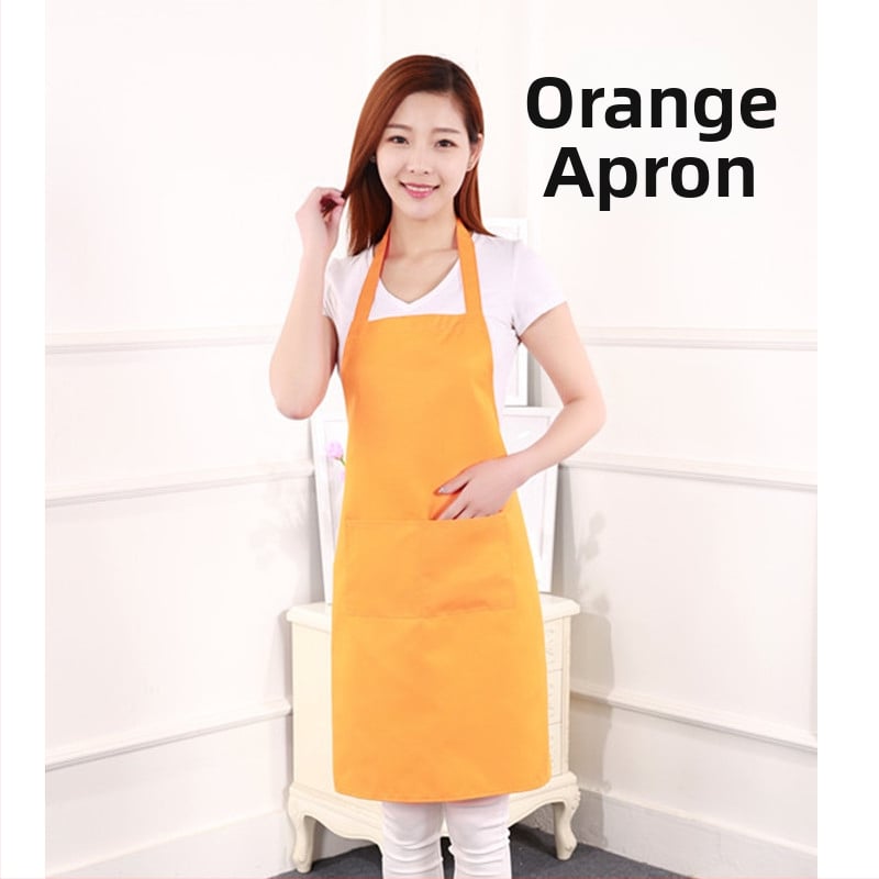 Főző kötény – ujj nélküli – poliészter, szennyeződés elleni, modern letisztult stílus, egyszínű minta