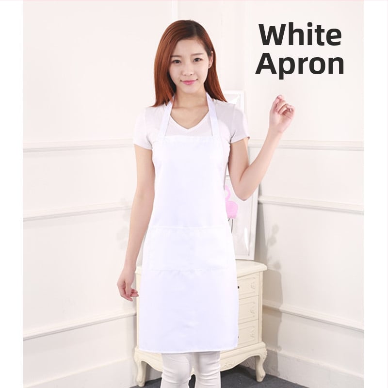 Főző kötény – ujj nélküli – poliészter, szennyeződés elleni, modern letisztult stílus, egyszínű minta