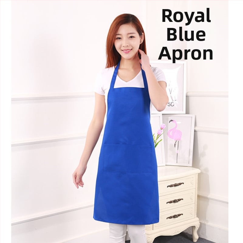 Főző kötény – ujj nélküli – poliészter, szennyeződés elleni, modern letisztult stílus, egyszínű minta