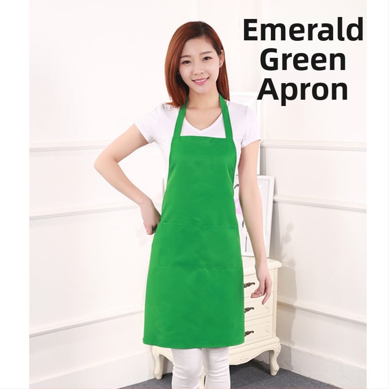 Főző kötény – ujj nélküli – poliészter, szennyeződés elleni, modern letisztult stílus, egyszínű minta