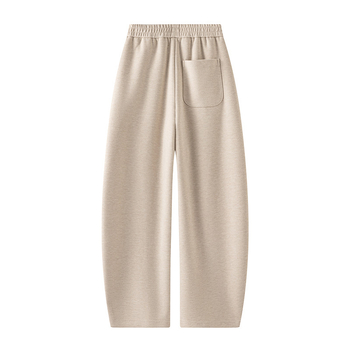 Pantaloni femei din amestec de lână, croială scimitară, talie înaltă, croială largă drapată, urban elegant, toamnă-iarnă 2025