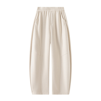 Pantaloni femei din amestec de lână, croială scimitară, talie înaltă, croială largă drapată, urban elegant, toamnă-iarnă 2025