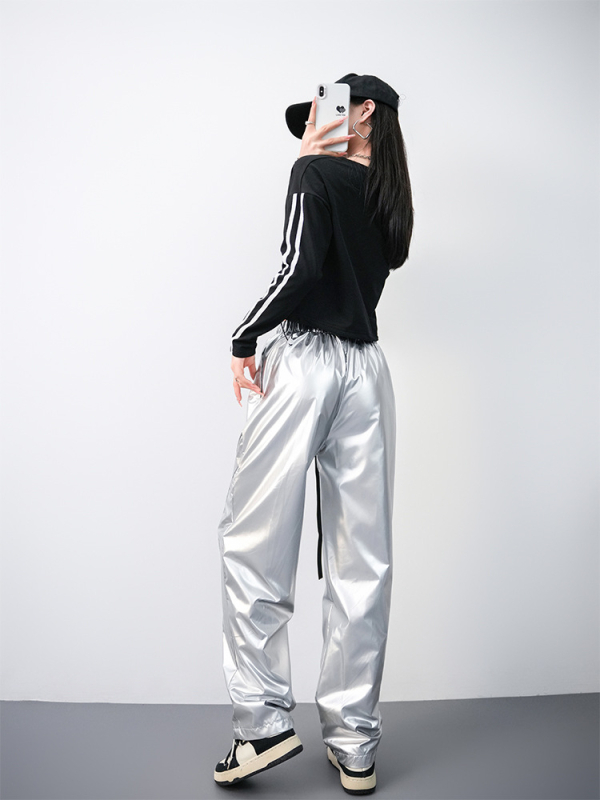 K-pop костюм за женска група джаз танц за изпълнение, корейски стил, памук (>95%), полиестер (<30%), печат, пролет 2025