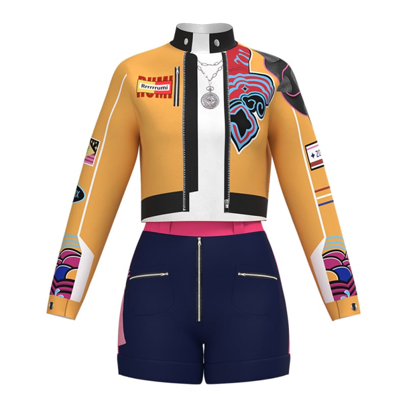 K-Pop lánycsapat cos cosplay jelmez – poliészter keverék anyag, 2025 nyár, 18–24 éveseknek, gallér címkével