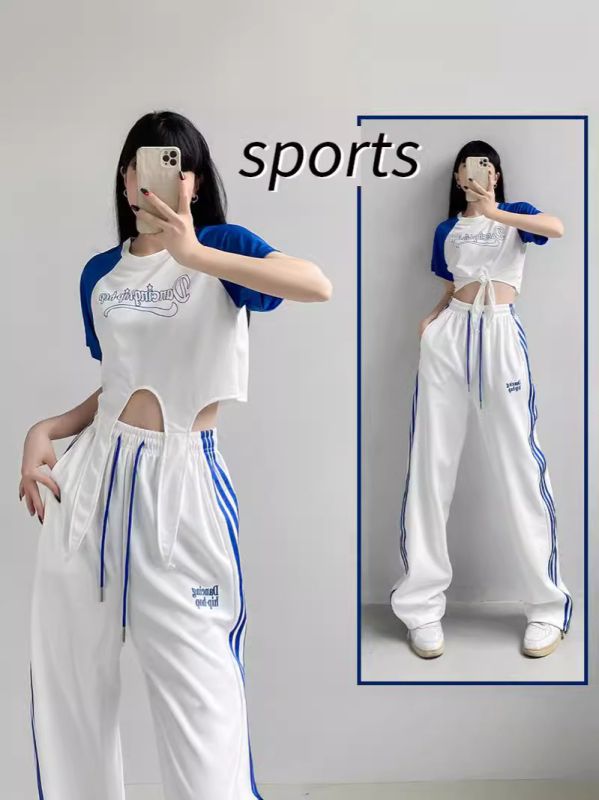 Táncruha csoportos előadásokhoz: utcai/K-pop/jazz/hip-hop stílusok, pamut anyag 80–90% pamut, nyár 2023