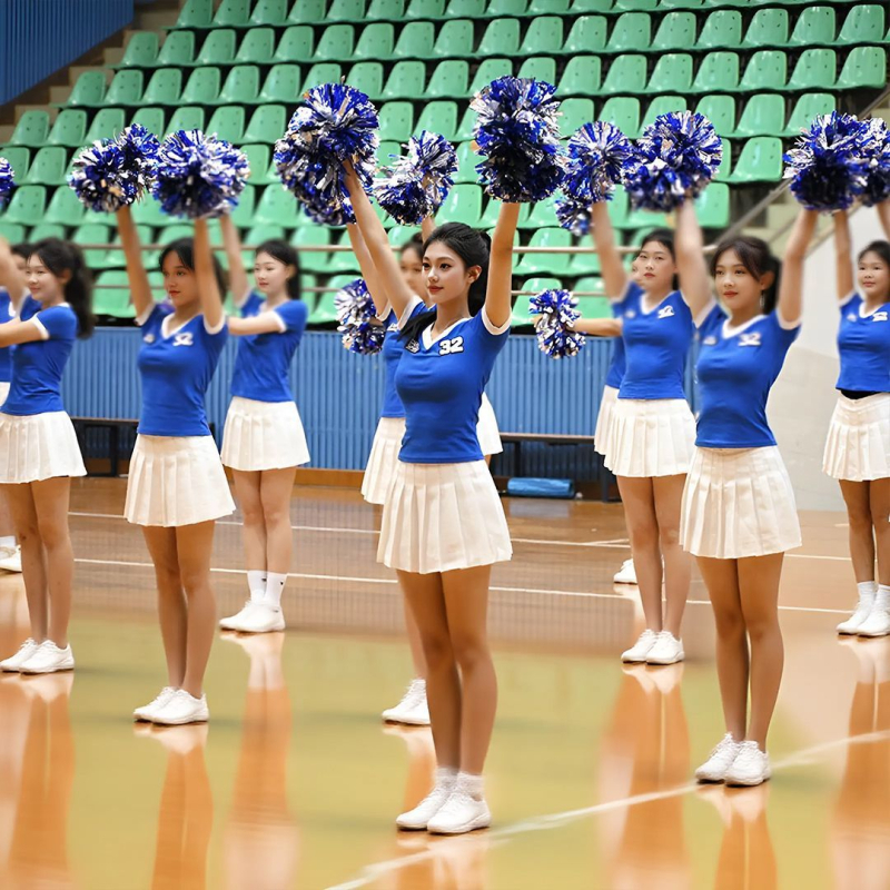 Unisex kostim za cheerleading i jazz ples, za aerobiku i sportske događaje