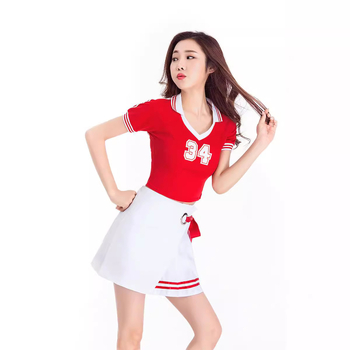 Cheerleading komplet Zhu Mi Lian — Lycra tkanina, Spandex smjese 30–50% i 50–70%, ženski pozorišni kostim