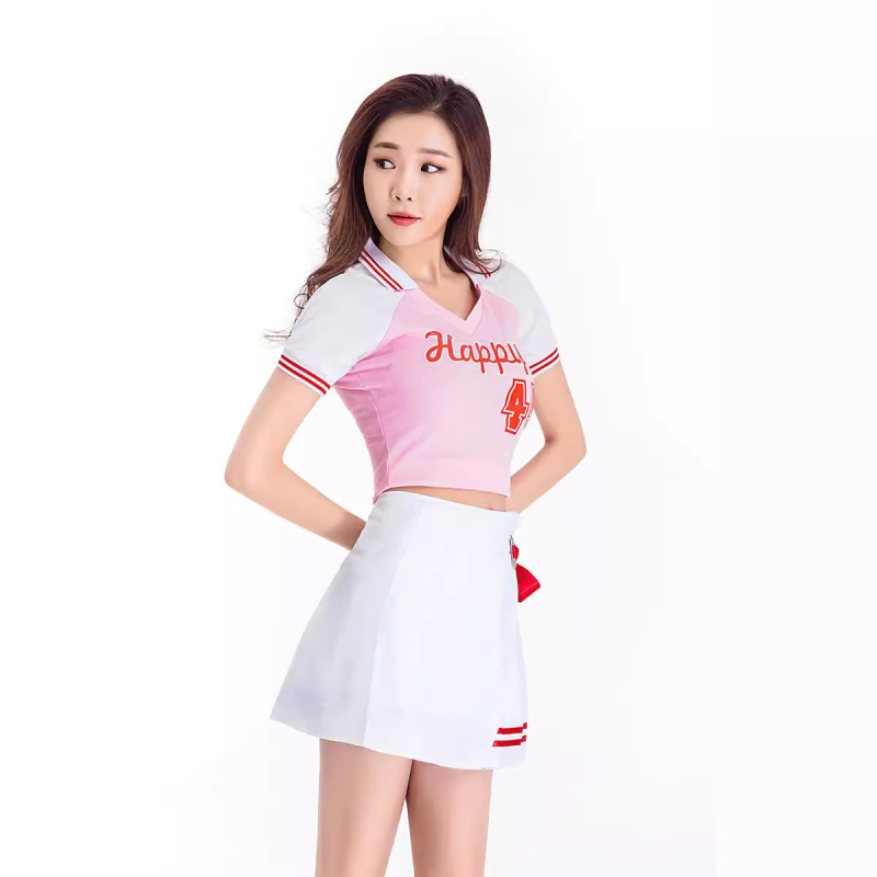 Cheerleading komplet Zhu Mi Lian — Lycra tkanina, Spandex smjese 30–50% i 50–70%, ženski pozorišni kostim