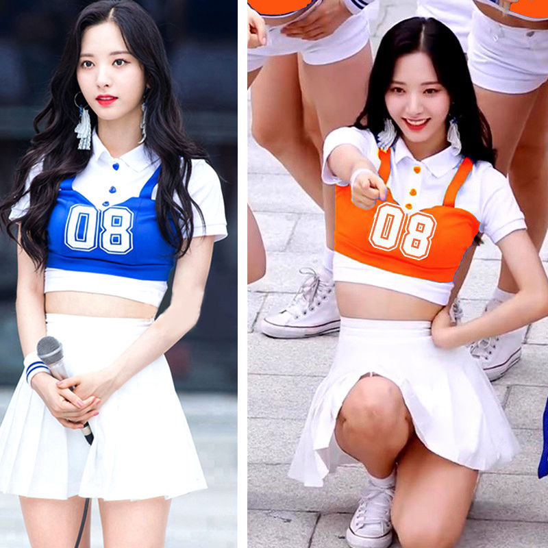 Hong Laisen kostim za scensko nastupanje cheerleadinga – Chenille tkanina; 70–80% spandeks; poliesterska smjesa; Unisex; folklorni plesovi