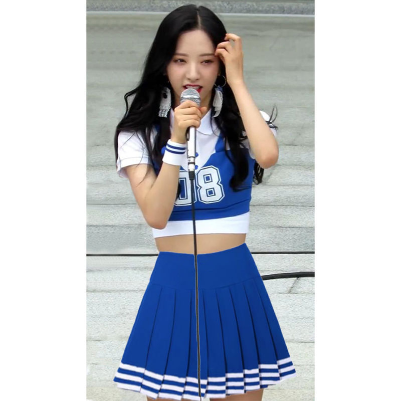 Hong Laisen kostim za scensko nastupanje cheerleadinga – Chenille tkanina; 70–80% spandeks; poliesterska smjesa; Unisex; folklorni plesovi