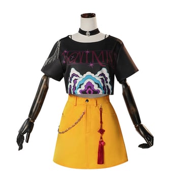 Női cosplay jelmez – Kpop Witch Hunter Group téma, poliészter anyag, 2024 tavasz