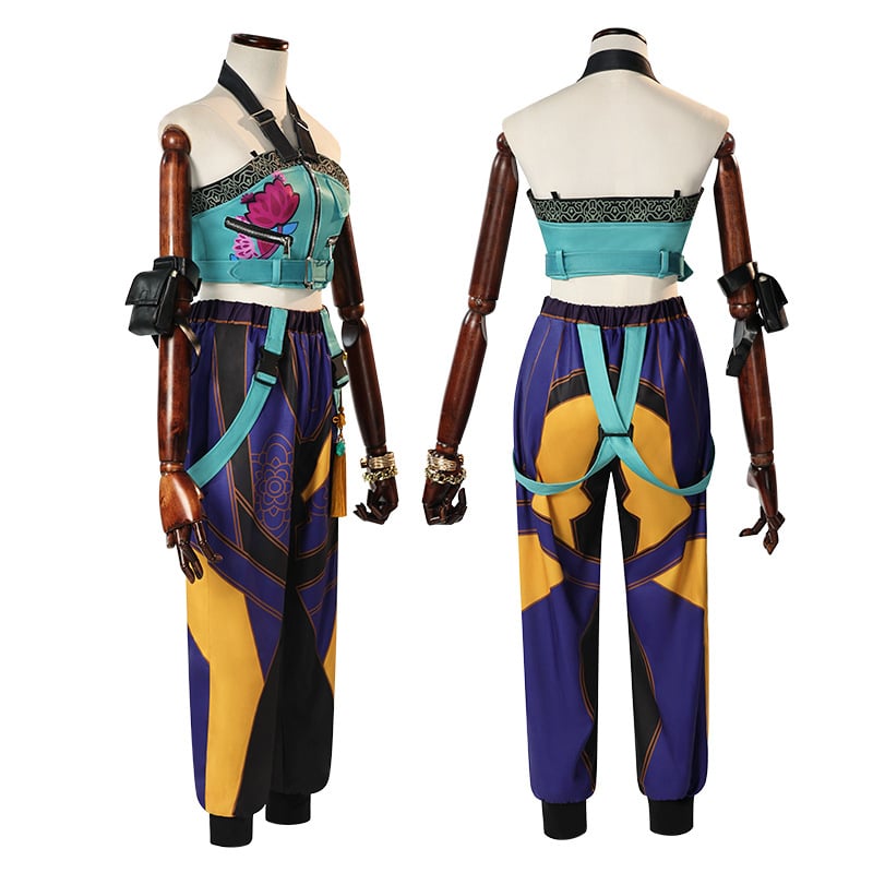 Női cosplay jelmez – Kpop Witch Hunter Group téma, poliészter anyag, 2024 tavasz