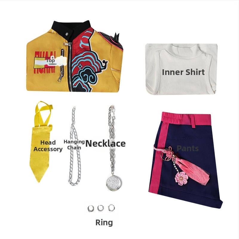 Cosplay kostým pre ženy – Téma Kpop Witch Hunter Group, polyesterová tkanina, Jar 2024