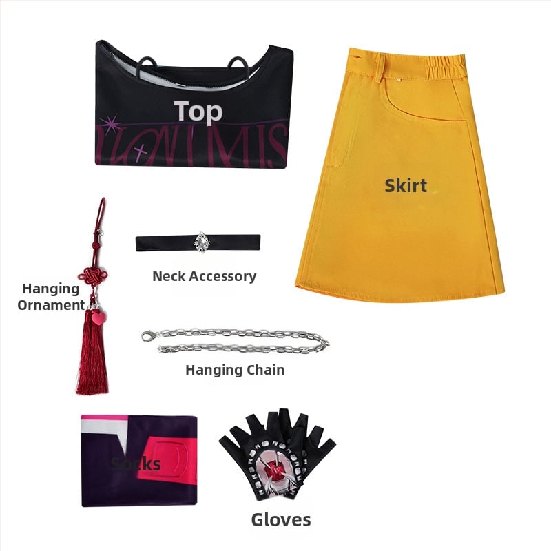 Cosplay kostým pre ženy – Téma Kpop Witch Hunter Group, polyesterová tkanina, Jar 2024