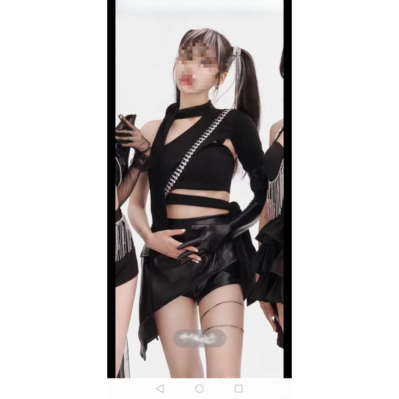 Scenski Outfit za plesnu skupinu M7 – unisex, chenille tkanina, glavni materijal spandex, postotak spandexa ispod 30%, ljetna kolekcija 2023, pogodno za folklorni ples