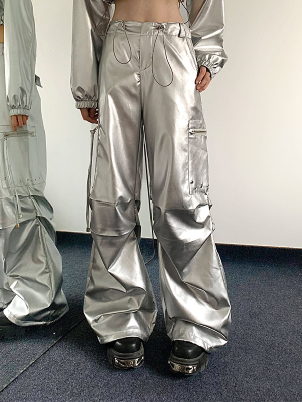 Set de haine pentru reprezentații K-Pop: costum futurist pentru scenă și bar; chenille și spandex ca material principal; toamnă 2024; unisex; conținut principal <30%