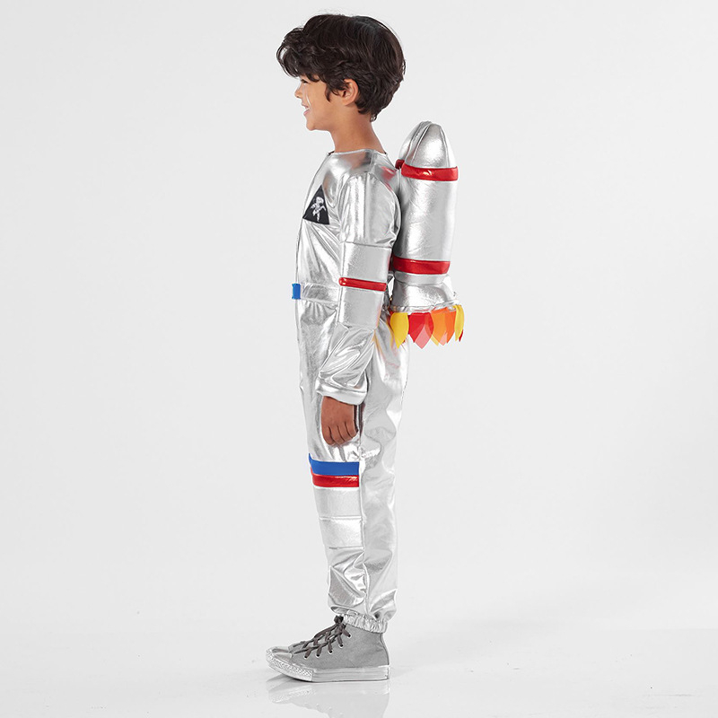 Dječji svemirski kostim za cosplay i igru uloga, pilot COS kostim za scenske izvedbe, unisex, poliester