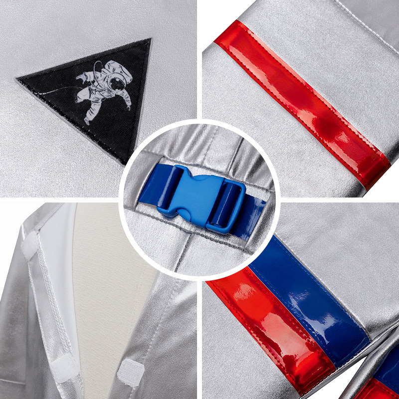 Dječji svemirski kostim za cosplay i igru uloga, pilot COS kostim za scenske izvedbe, unisex, poliester