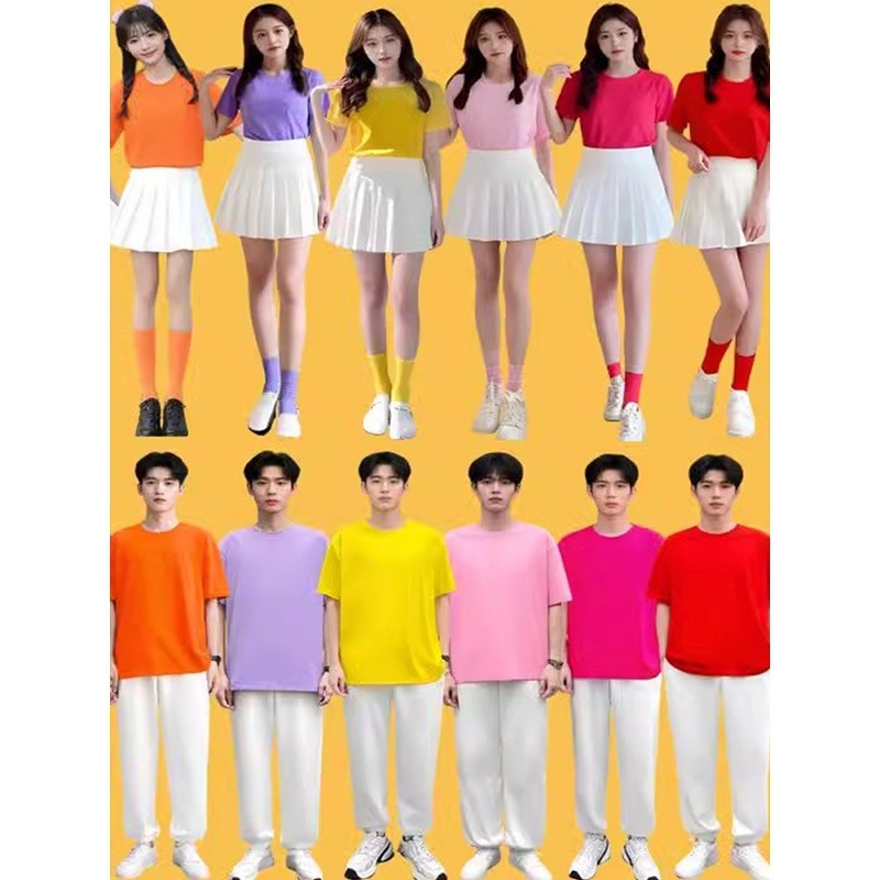 Set dresova za grupni cheerleading i plesne nastupe za odrasle i učenike, boje bombon, za nastupe