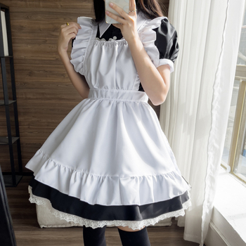Haljina za maid cosplay za igre i anime uloge, za žene, smjesa sintetičkih vlakana, 100% poliester.
