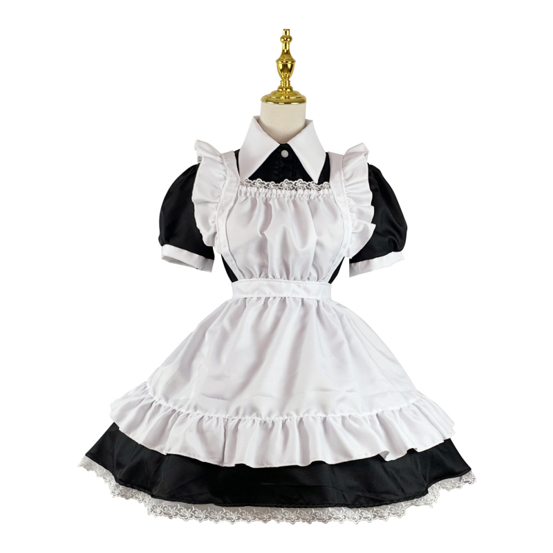 Haljina za maid cosplay za igre i anime uloge, za žene, smjesa sintetičkih vlakana, 100% poliester.