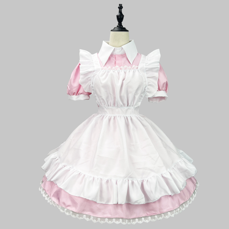 Haljina za maid cosplay za igre i anime uloge, za žene, smjesa sintetičkih vlakana, 100% poliester.