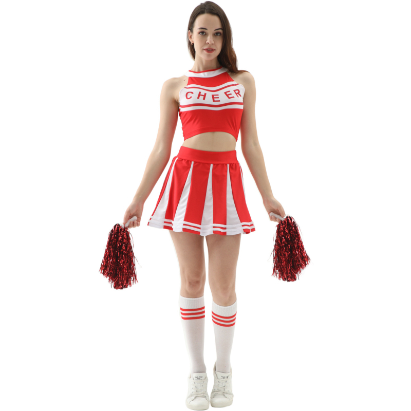S-XL Nova seksi kostim za cheerleadericu, cosplay i scensku izvedbu, suknja od poliestera