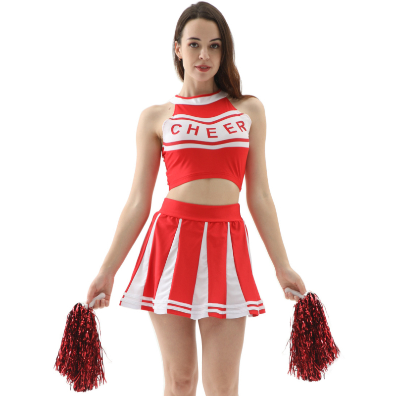 S-XL Nova seksi kostim za cheerleadericu, cosplay i scensku izvedbu, suknja od poliestera